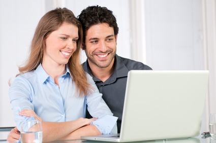 surfing the net at home